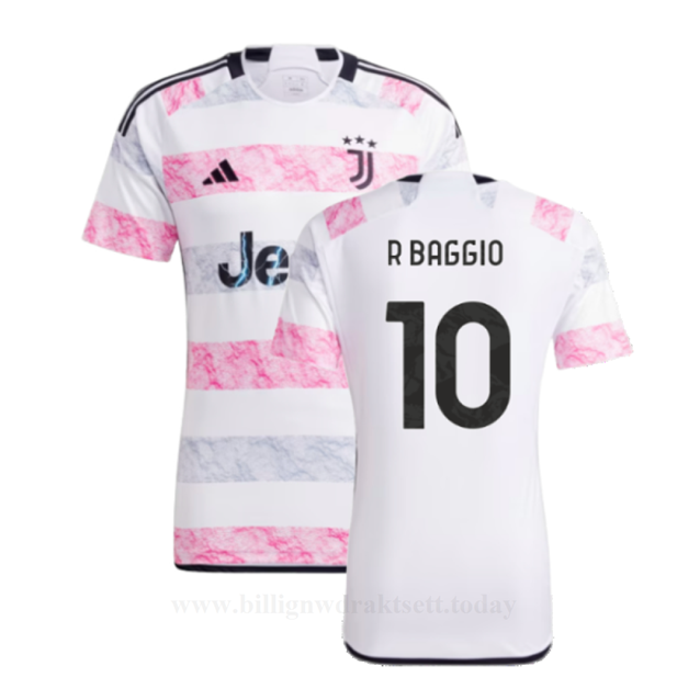 Billige Fotballdrakter Juventus R BAGGIO #10 Bortedraktsett 2023-24
