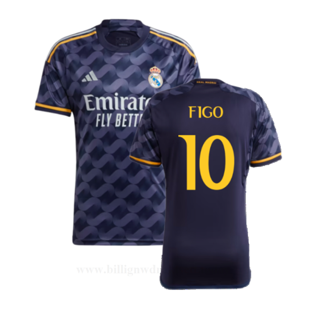 Billige Fotballdrakter FC Real Madrid FIGO #10 Bortedraktsett 2023-24