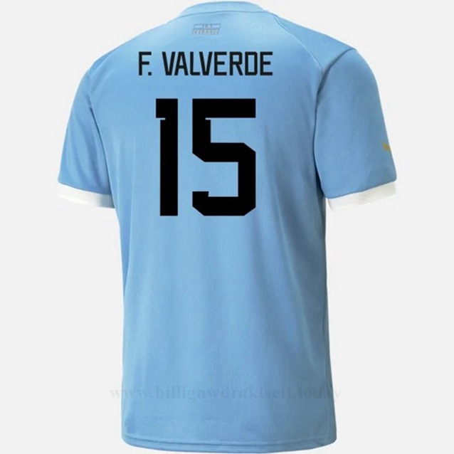 Billige Fotballdrakter Uruguay F VALVER # Hjemmedraktsett VM 2022